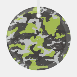 Ornement En Verre Grunge Camouflage Arrière - plan Vintage