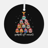 Ornement En Verre Guinea Pig Christmas (Verso)