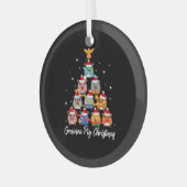 Ornement En Verre Guinea Pig Christmas (Avant gauche)