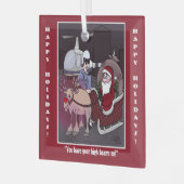 Ornement En Verre Hauteur des poutres (Avant gauche)