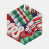 Ornement en verre Hexagon RIBBON (Verso)