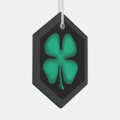Ornement en verre hexagonal Black Irish (Avant droite)