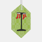 Ornement En Verre I-Beam Christmas Stockings (Avant droite)
