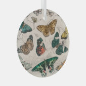 Ornement En Verre Illustration de papillon antique : 1820 Orfèvre (Avant droite)