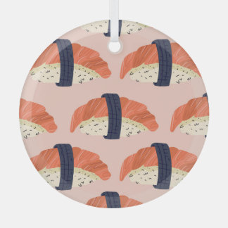 Ornement En Verre Illustration japonaise du sushi alimentaire sans j