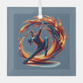 Ornement En Verre Incendie De Rue Avec Énergie Urbaine (Recto)