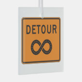 Ornement En Verre Infinite Detours Sign Cycling (Avant droite)