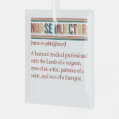 Ornement En Verre Injecteur Infirmière Définition Infirmière Rétro I (Avant gauche)