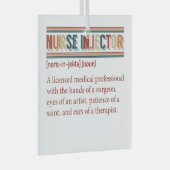 Ornement En Verre Injecteur Infirmière Définition Infirmière Rétro I (Avant droite)