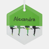 Ornement En Verre Irish Stepdancers Legs Comical Christmas (Recto)