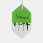 Ornement En Verre Irish Stepdancers Legs Comical Christmas (Avant droite)