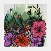 Ornement En Verre Jardin des colibris (Verso)
