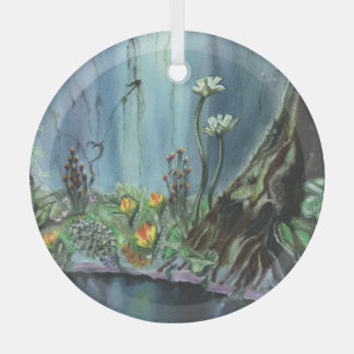 Ornement En Verre Jardin forestier