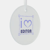 Ornement En Verre Je suis rédacteur (Avant droite)