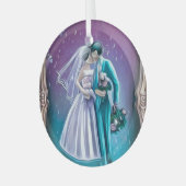 Ornement En Verre Jeunes mariés (Avant gauche)