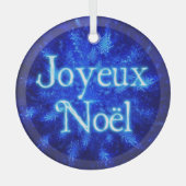 Ornement En Verre Joyeux Noё l - Snowburst (Recto)
