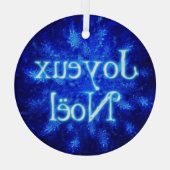 Ornement En Verre Joyeux Noё l - Snowburst (Verso)