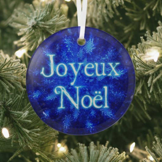 Ornement En Verre Joyeux Noё l - Snowburst (Insitu)