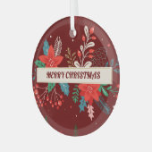 Ornement En Verre Joyeux Noël (Avant gauche)