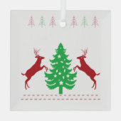 Ornement En Verre Joyeux Noël et une bonne année ! (Verso)