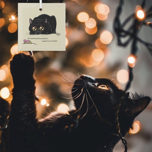 Ornement En Verre Kitty Butt-Wiggle