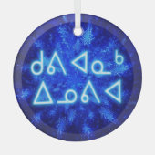 Ornement En Verre Kuvianak Innovia - Snowburst (Recto)