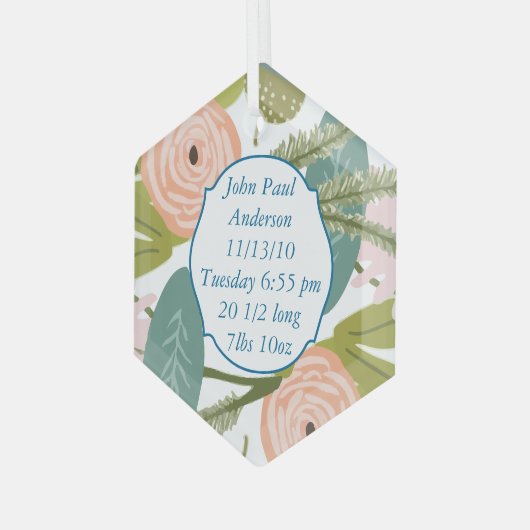 Ornement En Verre La faune et la flore (Avant gauche)