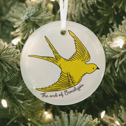 Ornement En Verre La fin de la paralysie (Insitu)