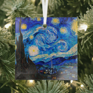 Ornement En Verre La nuit étoilée par Vincent Van Gogh