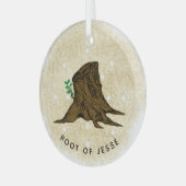 Ornement En Verre La racine de Jesse Tree (Avant gauche)