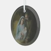 Ornement En Verre La Sainte Famille (Avant gauche)