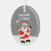 Ornement En Verre Lacrosse Collectif (Avant gauche)