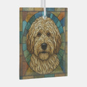 Ornement En Verre Lagotto Romagnolo Chien "Verre Tiré" (Avant droite)