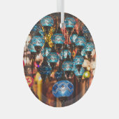 Ornement En Verre Lampes turques : art en verre de mosaïque (Avant droite)