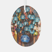 Ornement En Verre Lampes turques : art en verre de mosaïque (Avant gauche)