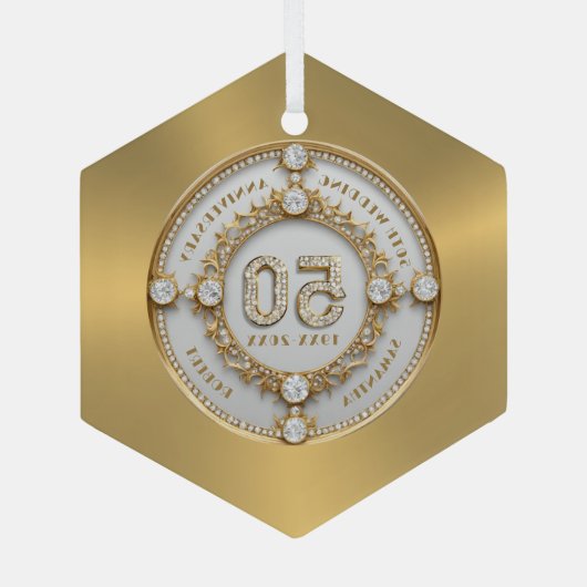 Ornement En Verre Lancer l'oreiller (Verso)