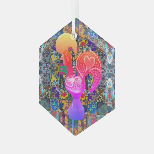 Ornement En Verre L'art populaire portugais (Avant gauche)