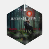 Ornement En Verre L'atmosphère mystique de SlipperyJoe à l'Halloween (Verso)