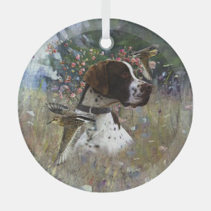 Ornement En Verre Le beau pointeur 