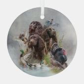 Ornement En Verre Le Boykin Spaniel (Verso)