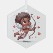 Ornement En Verre Le charme de Cupidon (Recto)