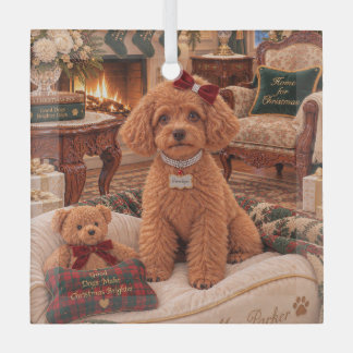 Ornement En Verre Le chiot de Mme Parker, Penelope Christmas