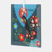 Ornement En Verre Le coq portugais (Avant gauche)