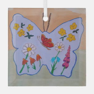 Ornement En Verre Le rêve papillon