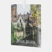 Ornement En Verre Les canaux de Bruges (Avant gauche)
