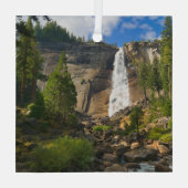 Ornement En Verre Les cascades | Parc national de Yosemite (Verso)