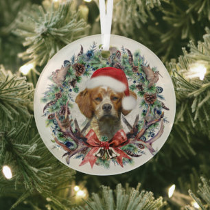 Ornement En Verre Les Espagnols de Bretagne, Noël