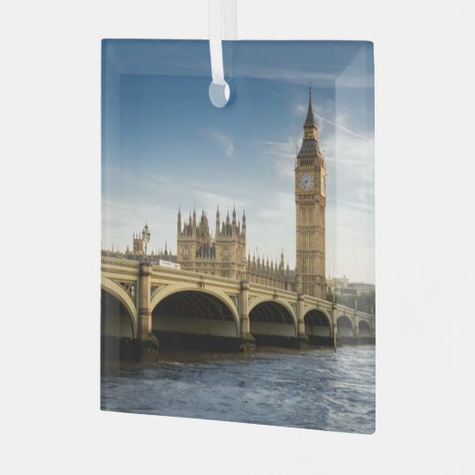 Ornement En Verre Les monuments | Big Ben, Londres Angleterre (Avant gauche)