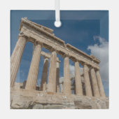 Ornement En Verre Les monuments | Le Parthénon, Grèce (Recto)