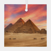 Ornement En Verre Les monuments | Les grandes pyramides (Verso)